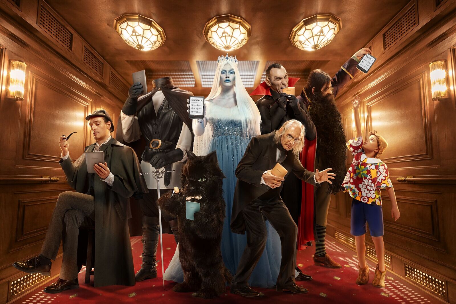 В одному ліфті з Шерлоком і Дракулою: рекламний екшн у 360о від PocketBook