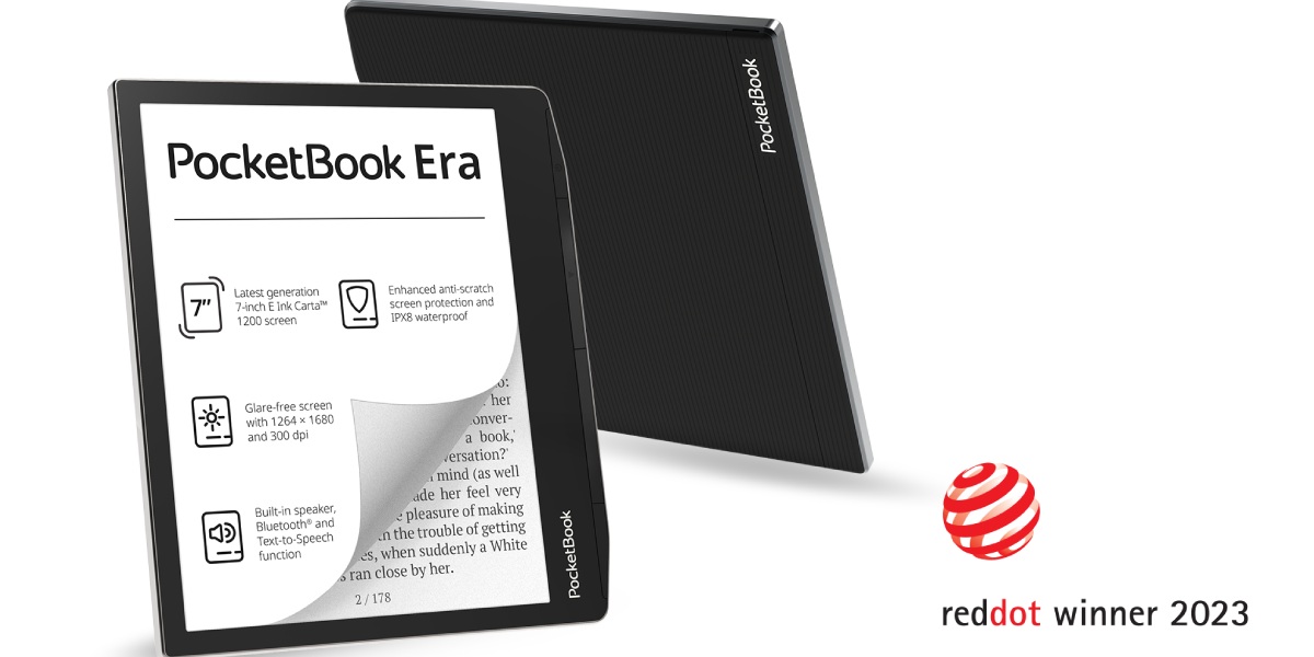 Рідер PocketBook Era отримав Red Dot Award за найкращий дизайн