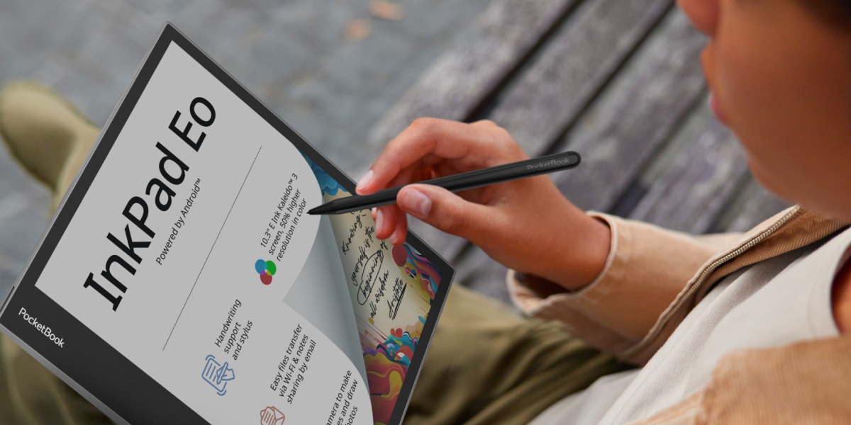 PocketBook InkPad Eo: потужний електронний блокнот з 10,3” кольоровим E Ink екраном